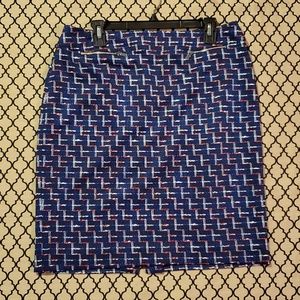 Alex Marie Size 12 geometric print skirt